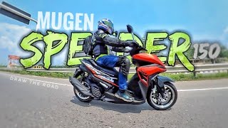 Test Ride at Mawa With Speeder Mugen 150  ScooterMan [upl. by Litnahc340]