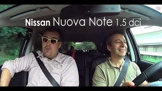 Nissan Nuova Note 15 dci il test drive di HDmotoriit [upl. by Brelje]