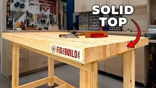 Building a Sturdy Workbench with Cheap Wood [upl. by Aidualc]