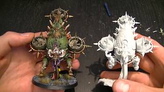 How to paint Foetid Bloat Drone No Airbrush [upl. by Kcirrag]