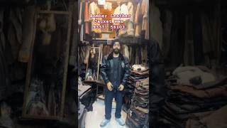 Cheapest Leather market in delhi Leather Jacket men [upl. by Rabelais]