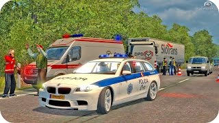 BMW Police Driving ETS2 Euro Truck Simulator 2 [upl. by Pantia]