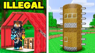 19 Most Illegal Minecraft Builds💀 [upl. by Mike]