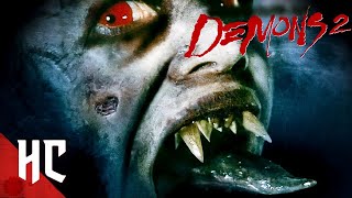 Demons 2  Full Monster Horror Movie  Horror Central  Awesome 80s Horror [upl. by Kovacs]