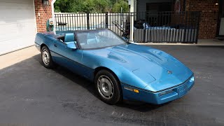 1987 Corvette C4 Convertible Review [upl. by Anaitsirhc]