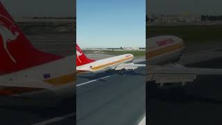 X Plane 12  737 butter landing Zibo mod Qantas xplane12 airplane [upl. by Pierpont]