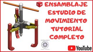 solidworks 2020 ensamblaje movimiento [upl. by Anelem]