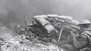 WW1 SILENT FOOTAGE OF BRITISH TRENCH 1917 [upl. by Ereynihc176]