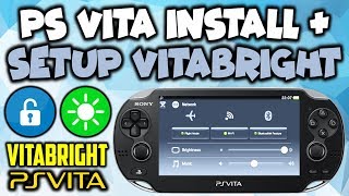 PS Vita Install amp Setup VitaBright Plugin [upl. by Allak942]