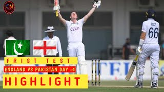 PAK vs ENG 1ST TEST DAY 4 HIGHLIGHT sports [upl. by Merceer]