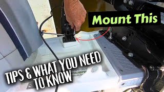 How to Install a Transom Mount Transducer on Your Boat Ep235 [upl. by Alby206]