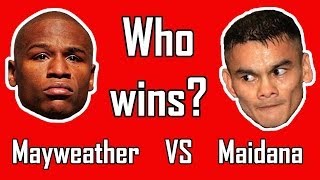 Floyd Mayweather vs Marcos Maidana  Who wins [upl. by Tomasina659]