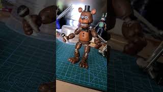 Freddy Bonnie and Foxy transformation to withered animatronics fivenightsatfreddys fnaf diy [upl. by Aisena]