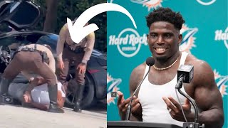 La estrella de los Dolphins  Tyreek Hill rompe el silencio y habla sobre su arresto en Miami [upl. by Urien]