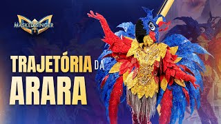 TRAJETÓRIA DA ARARA  TEMPORADA 1  THE MASKED SINGER BRASIL [upl. by Coshow]