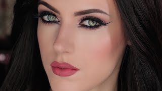 Intense Eyes amp Matte Mauve Lips [upl. by Alurd598]