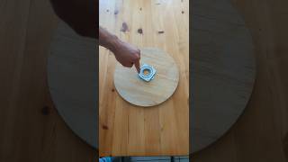 New Hardware Dilemma woodworking diy epoxy epoxyresin cheeseboard lazy lazysusan spin fail [upl. by Lozano]