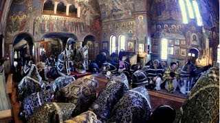 Russian Orthodox Presanctified Liturgy in Holy Trinity Monastery [upl. by Nomled]