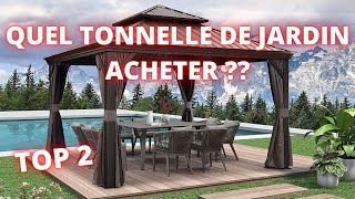 ON TESTE les 2 Meilleures Tonnelle de JardinPavillon 2022 comparatif avis et guide dachat [upl. by Edra]