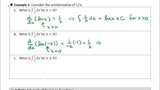 49 Antiderivatives and the Indefinite Integral Example 3 [upl. by Nonnek]