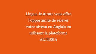 Lingua Online Platform ALTISSIA [upl. by Mosenthal]