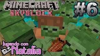 Nos atacan  Viernes de Minecraft  SkyBlock 6 [upl. by Lika385]