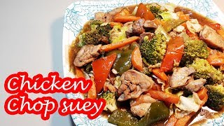 COOKING WITH MY NEW WOK  CHICKEN CHOP SUEY [upl. by Jorie]