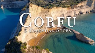 Top 5 Essential places to Visit in Corfu  4K Travel Guide [upl. by Ailedroc]