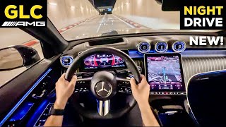 2023 MERCEDES GLC 400 AMG NEW SUV PURE Experience NIGHT POV DRIVE Exterior Interior MBUX [upl. by Ahsas]