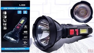 SENTER LED FLASH LIGHT L 830 SUPER TERANG [upl. by Assilana]