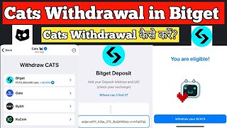 Cats bitget wallet connect  Cats wallet connect  Cats airdrop [upl. by Rosanna692]