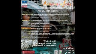 🍁Autunno in Festa🥳 allAntico Mulino delle Fate  📜 PROGRAMMA EVENTI [upl. by Emeric]