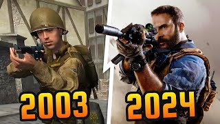 Evolution of Call of Duty 20032024 [upl. by Eastman]