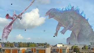 Siren Head vs Godzilla in real life [upl. by Roane791]