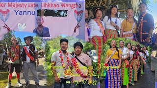 Yannu wangchanu Zangshon Programme of Chatting villageYannuNagaland Konnyak wancho [upl. by Meridith268]