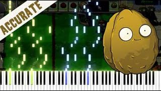 Plants VS Zombies  Loonboon Piano Tutorial Intermediate [upl. by Monk]