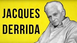 PHILOSOPHY Jacques Derrida [upl. by Jecho729]