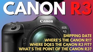 Canon R3 Shipping Date  Does this camera make sense [upl. by Ylreveb540]