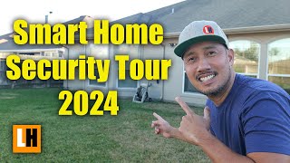 Smart Home Security Tour 2024 lifehackster [upl. by Hermon]