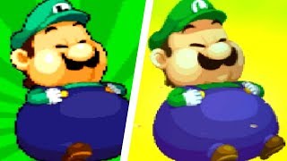 Mario amp Luigi Bowsers Inside Story 3DS  All Special Attacks Comparison 3DS vs Original [upl. by Nanon]