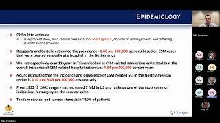 Cervical Spondylotic Myelopathy presented by Michael Pompliano MD on April 1 2024 [upl. by Herta506]