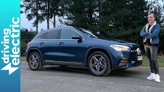 New Mercedes GLA 250 e plugin hybrid SUV review – DrivingElectric [upl. by Ahsiele]