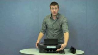 How To Clear a Paper Jam on a Top Feeding Lexmark Printer [upl. by Annekahs]