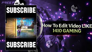 1410 Gaming video Editing 😍  Capcut Video Editing Free Fire  Free Fire Short Video Editing [upl. by Nyl]