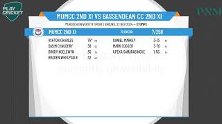 MUMCC 2nd XI v Bassendean CC 2nd XI [upl. by Rabbaj]