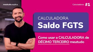 COMO CALCULAR meu FGTS Passo a passo para Usar a CALCULADORA ONLINE [upl. by Dutchman390]