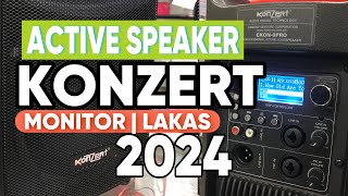 New Konzert Active Speaker MONITOR  Unboxing  Demo  Specs  Sound Check  Ganda Lakas [upl. by Lisette]