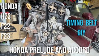 How to remove Prelude h22 H23 F22 timing belt [upl. by Wilhelmina773]