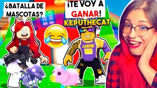 HAGO UNA BATALLA DE MASCOTAS CONTRA EL YOUTUBER KEPU THE CAT en ADOPT ME ROBLOX 😱 [upl. by Alphard]