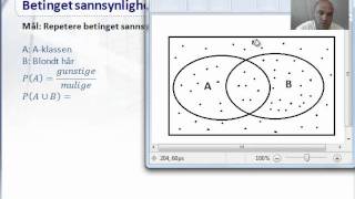 kap 31 Betinget sannsynlighet [upl. by Laughry]